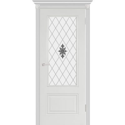 Аккорд эмаль белая остекленная