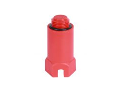 Заглушка (пробка) сантехническая STOUT 1/2", красная арт. SFA-0035-200012
