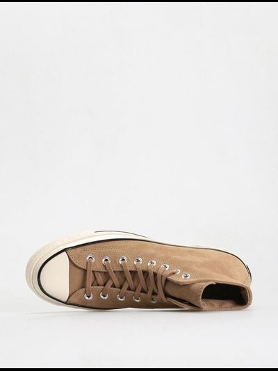 Кеды Converse Chuck Taylor 70 замшевые бежевые высокие