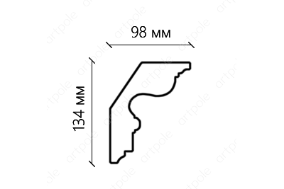 Карниз орнаментальный S8K1