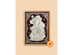 Купить пряник в шоколаде "Дед мороз и снегурочка", 700 грамм, фото