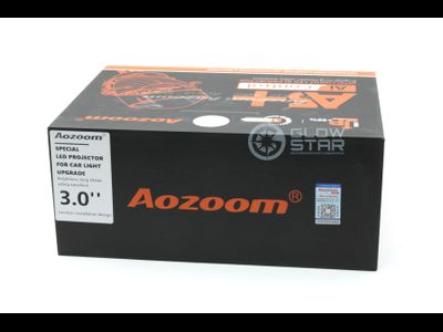 Светодиодные билед модули Aozoom A5+ Bi-Led 2020, 3.0 дюйма, 35w, 9-16v, крепление 3R и винтом, драйвер встроенный (комплект, 2шт)