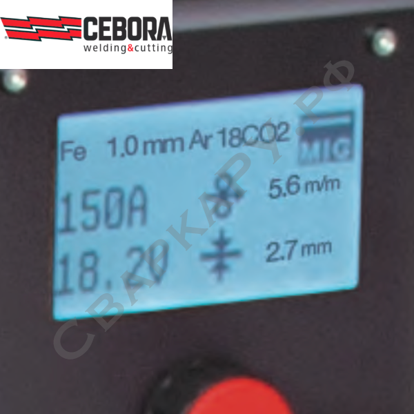 Полуавтомат для MIG/MAG сварки Cebora Synstar 250 М Pulse/Double Pulse