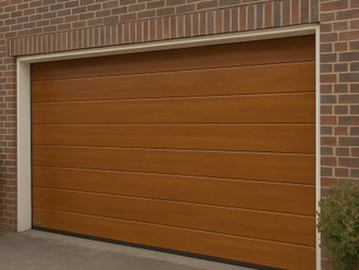 Гаражные секционные ворота Херманн/Hormann с приводом HyperMatic 800. Торсионный механизм. *Разные размеры