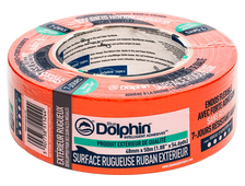 Малярная штукатурная лента ПВХ для грубых поверхностей и наружных работ Blue Dolphin Exterior Tape 48мм х 50м 03-1-03