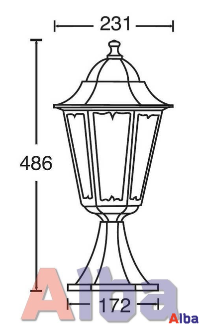 Petersburg 79804 bg Парковый светильник