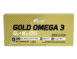 (Olimp) - Gold Omega 3 D3+K2 Sport Edition - (60 caps)