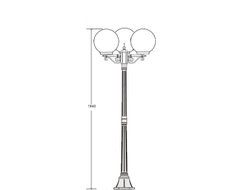 Садово-парковые светильники шар GLOBO L-3-08 (189см)