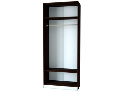 Детская ВЕНЕЦИЯ-1 - Секция-3 Шкаф 2-х створчатый Венге/Белое дерево