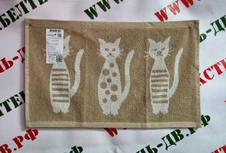 Полотенце махровое "Коты", арт. 1с105.513ж2, 50*30