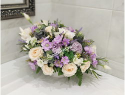 Композиция из искусственных цветов - Отклик № М007 - Размер 35*25 см