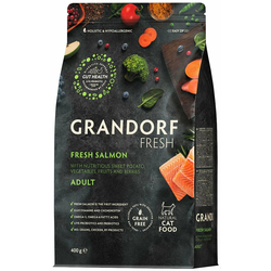 Grandorf Fresh для взрослых кошек с лососем и бататом, 400 г