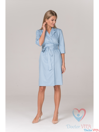 ПЛАТЬЕ медицинское Dr.Super "Spring" голубое