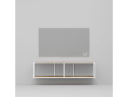 Тумба TV stand lite white темный дуб