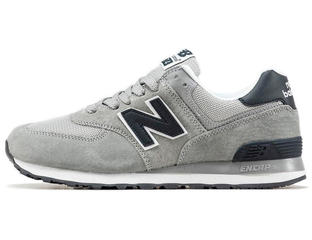 New Balance 574 Grey Dark Blue женские оригинал купить в Москве