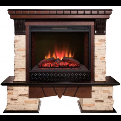 Электрокамин Rockland AO с очагом Sparta 25.5 LED