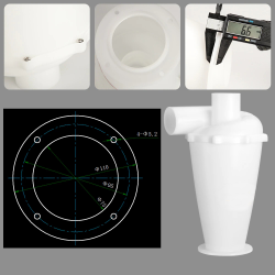 Циклонный фильтр для пылесоса (type 6)