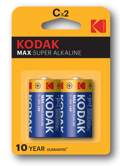 Батарейка щелочная Kodak C 2шт