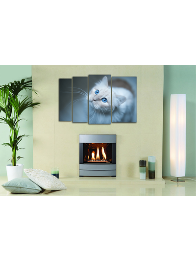 Модульная картина "Голубые глаза"