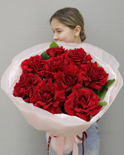 Букет из 9 ажурных роз