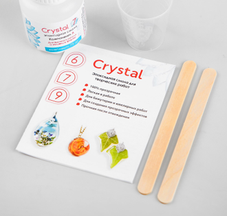 Crystal 7 эпоксидная смола двухкомпонентная (прозрачная), 75 грамм