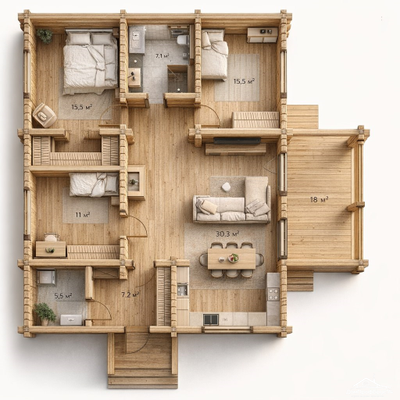 Сумеречный лес 13х11