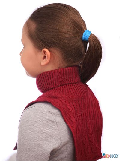 Манишка 23-34 подклад 100% полиэстер, размер 3 (от 5 лет) малиновый