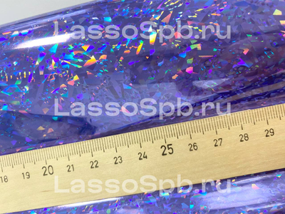 Трансферная поталь Голографик Фиолетовая Джангл 15 см х 1 м