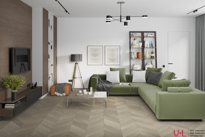 Кварцвиниловая плитка Damy Floor Chevron LVT Пале-Рояль / Palais Royal DF02-Ch-LVT
