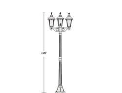 Светильник садово-парковый Munich2 -S3-Gb