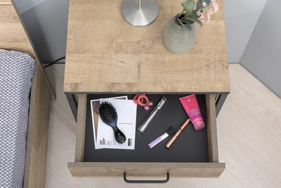 Тумба прикроватная Трувор 13.290 дуб гранж песочный, интра