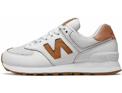 New Balance 574 Classic White Brown