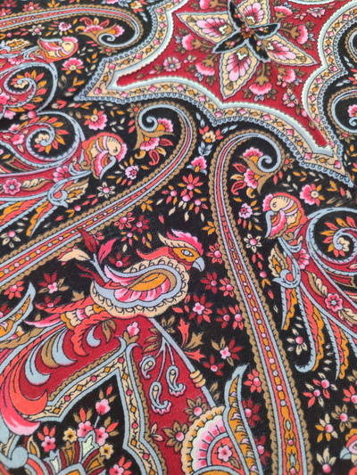 Павловопосадский платок Средь густых ветвей 1958-5