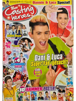 New Stars Casting Heroes Magazine Issue 4 2012 Dani, Luca, Joey, DSDS Inside, intpressshop