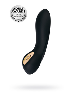 481005 Стимулятор точки G WANAME D-SPLASH Cascade, силикон, черный, 15 см