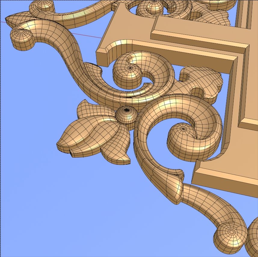 3d model of Wood Carving Blender