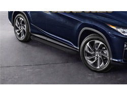 Пороги на Лексус РХ черные