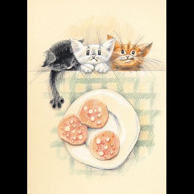 D0484 Котята с колбаской