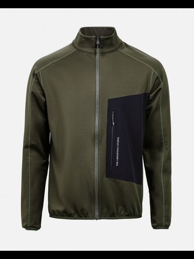 Techno Grid Fleece T-Neck (Forest Green) флис M