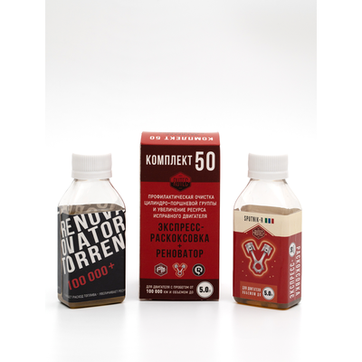 Комплект 50 - Sputnik-R + Renovator для двигателя объемом до 5,0 л.