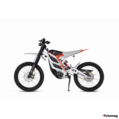 Электромотоцикл эндуро 79bike Falcon Pro белый-красный