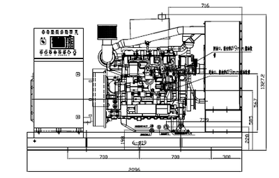 Судовой аварийный дизель генератор 64 кВт CCFJ64Y-W