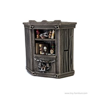 Dark Magister Corner bookshelf (PAINTED)