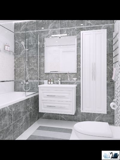 Плитка настенная Laparet Crystal серый 30 х 60 см