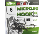 Крючки "Instinkt MicroJig Hook", 10шт, №6
