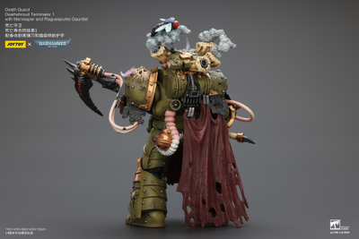Терминатор Савана Смерти (Warhammer 40K) - КОЛЛЕКЦИОННАЯ ФИГУРКА 1/18 Death Guard Deathshroud Terminator 1 (JT02588) - JOYTOY