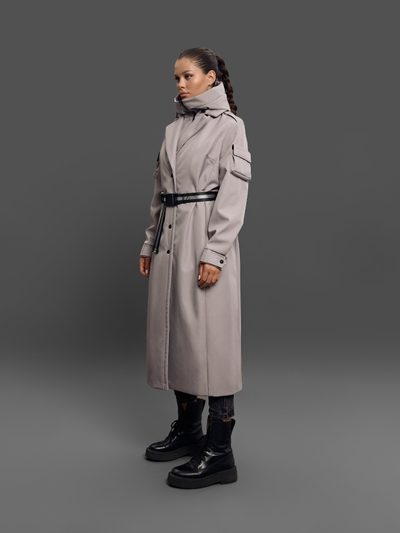 Плащ Palletoque Серый