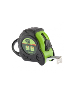 Рулетка 5 м х 19 мм Сибртех Графит, обрезиненный корпус, амортизатор