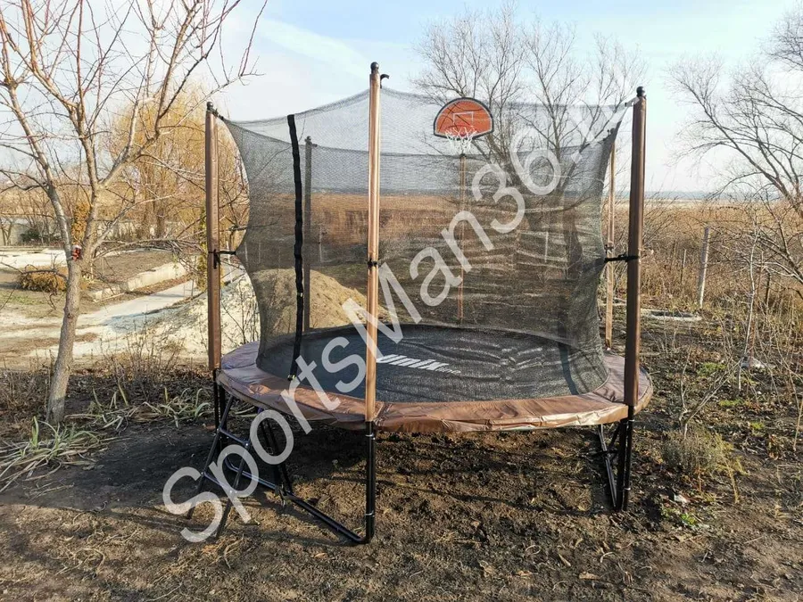 БАТУТ UNIX LINE BLACK&BROWN 10 FT INSIDE. БАСКЕТБОЛЬНЫЙ ЩИТ ДЛЯ БАТУТА UNIX LINE SUPREME