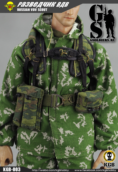 Разведчик ВДВ - коллекционная фигурка 1/6 KGB-003 Russian VDV Scout - KGB Hobby